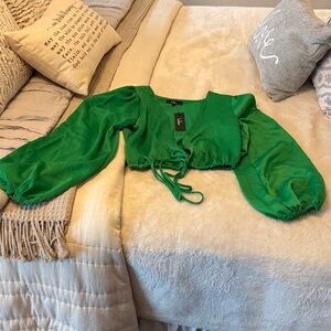 Lulu's Emerald Green Top